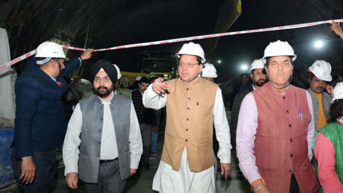 Dhami took stock of the Silkyara Tunnel Rescue Operation