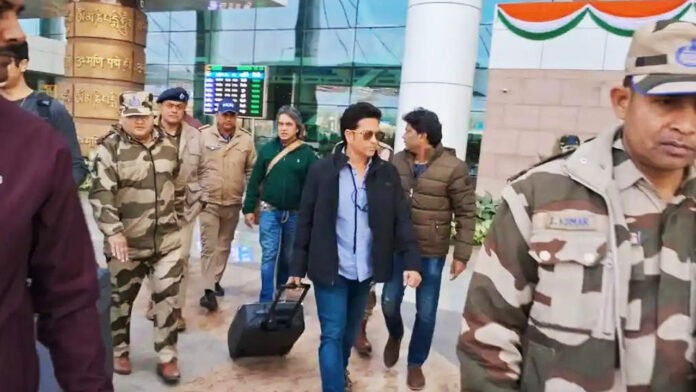 Sachin Tendulkar reached Mussoorie with his family