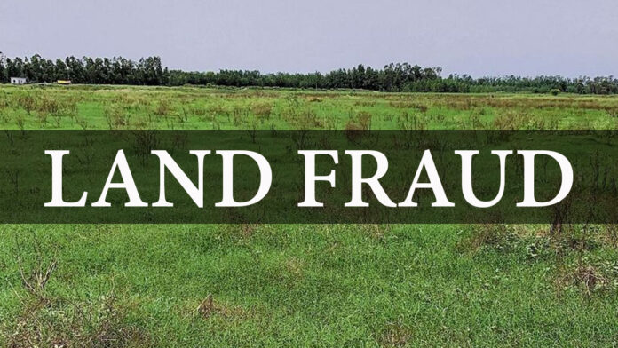 20 lakh fraud in the name of land