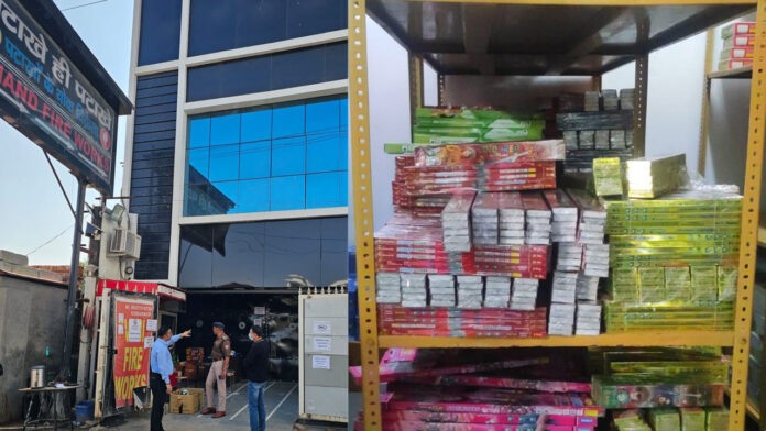 Illegal firecracker warehouse seized